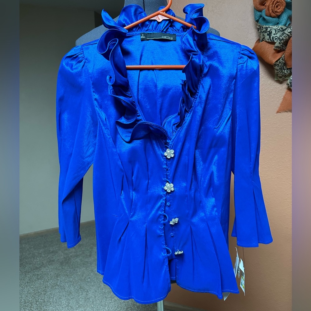 Formal Taffeta Ruffled Top Stein Mart